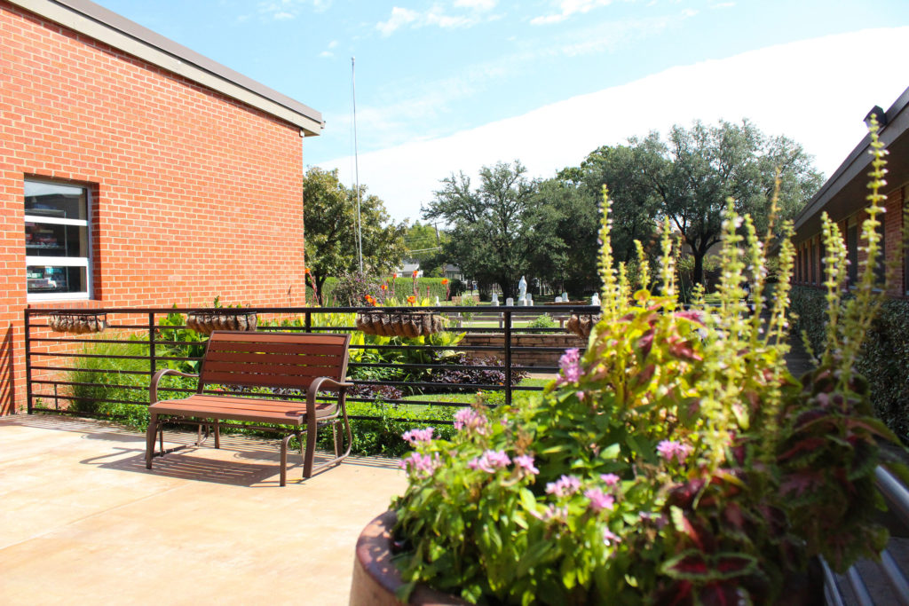 Outdoor Garden at St. Joseph's Residence