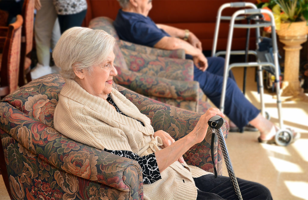 Resident Lounge at St. Joseph's Residence